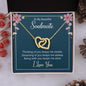 To My Beautiful Soulmate - Interlocking Hearts Necklace