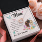 Best Mom Ever from Daughter - Interlocking Hearts Necklace