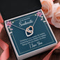 To My Beautiful Soulmate - Interlocking Hearts Necklace