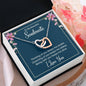 To My Beautiful Soulmate - Interlocking Hearts Necklace