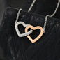 To My Beautiful Soulmate - Interlocking Hearts Necklace