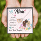 Best Mom Ever from Daughter - Interlocking Hearts Necklace