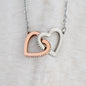To My Beautiful Soulmate - Interlocking Hearts Necklace