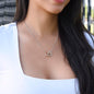 To My Daughter - My Baby Girl - Interlocking Hearts Necklace