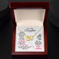 To My Daughter - My Baby Girl - Interlocking Hearts Necklace