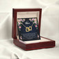 Gift for Mom - Forever Grateful - Interlocking Hearts Necklace