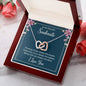 To My Beautiful Soulmate - Interlocking Hearts Necklace