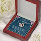 To My Beautiful Soulmate - Interlocking Hearts Necklace