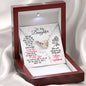 To My Daughter - My Baby Girl - Interlocking Hearts Necklace