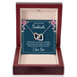 To My Beautiful Soulmate - Interlocking Hearts Necklace