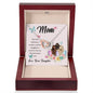 Best Mom Ever from Daughter - Interlocking Hearts Necklace