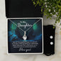 To My Daughter - An Amazing Person - Alluring Beauty Necklace and Earring Set