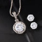 To My Wife - Wedding - Eternal Hope Necklace and Earring Set