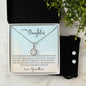 To My Daughter - Dance In the Rain - Eternal Hope Necklace and Earring Set