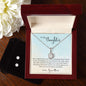 To My Daughter - Dance In the Rain - Eternal Hope Necklace and Earring Set