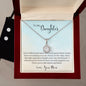 To My Daughter - Dance In the Rain - Eternal Hope Necklace and Earring Set