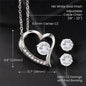 Gift for Mom from Daughter - My Sunshine - Forever Love Necklace and Earring Set