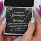 To My Beautiful Granddaughter - Custom Name Necklace