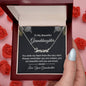 To My Beautiful Granddaughter - Custom Name Necklace