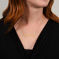 To My Daughter on Her First Day of School - Heart Name Necklace
