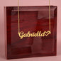 To My Daughter on Her First Day of School - Heart Name Necklace