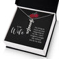 To My Wife - Vertical Name Necklace
