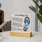 Best Daddy Ever Acrylic Square Plaque