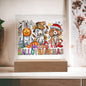 Happy Hallothankmas - Acrylic Square Plaque