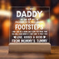 To My Daddy - Acrylic Square Plaque