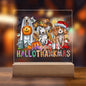 Happy Hallothankmas - Acrylic Square Plaque
