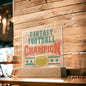 Fantasy Football Champion - Acrylic Square Plaque