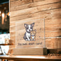 Pet Hair - Acrylic Square Plaque