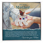 To Our Mother - Special Bond - Custom Baby Feet Necklace with Birthstones