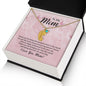 To the Greatest Mom in the World from Son - Custom Baby Foot Necklace with Birthstone