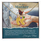 To My Mother - Special Bond - Custom Baby Feet Necklace with Birthstone