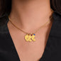To My Beautiful Wife - Custom Baby Feet Necklace with Birthstone
