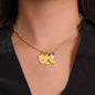 To An Amazing New Mom - Custom Baby Foot Necklace with Birthstone