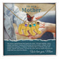 To Our Mother - Special Bond - Custom Baby Feet Necklace with Birthstones