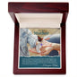 To My Mother - Special Bond - Custom Baby Feet Necklace with Birthstone