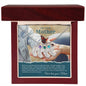 To Our Mother - Special Bond - Custom Baby Feet Necklace with Birthstones