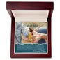 To My Mother - Special Bond - Custom Baby Feet Necklace with Birthstone