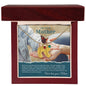 To Our Mother - Special Bond - Custom Baby Feet Necklace with Birthstones
