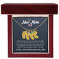 To a New Mom from Mother-in-Law - Custom Baby Foot Necklace with Birthstone