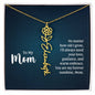 To My Mom My Forever Sunshine - Flower Name Necklace