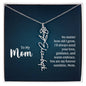 To My Mom My Forever Sunshine - Flower Name Necklace