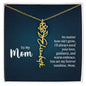 To My Mom My Forever Sunshine - Flower Name Necklace