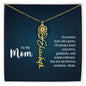 To My Mom My Forever Sunshine - Flower Name Necklace
