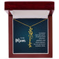 To My Mom My Forever Sunshine - Flower Name Necklace