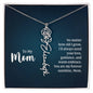 To My Mom My Forever Sunshine - Flower Name Necklace