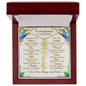 To The Woman Of My Dreams Flower Name Necklace